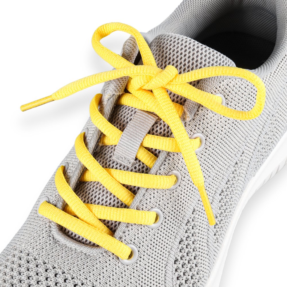 Ovale Schnürsenkel Gelb Sneaker 140cm