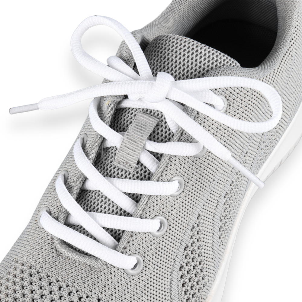 Ovale Schnürsenkel Weiss Sneaker 140cm