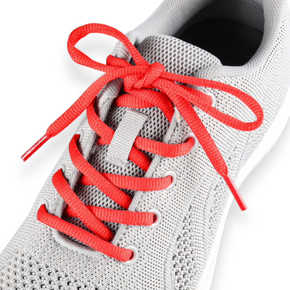 Ovale Schnürsenkel Rot Sneaker 140cm