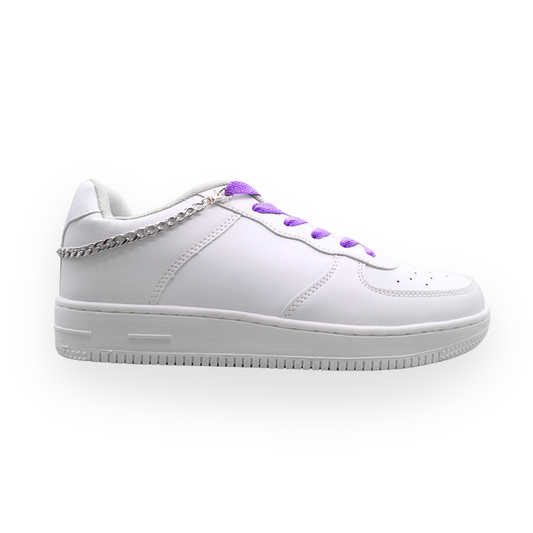Schuhkette flache Panzerkette – Silber | 1Stk.