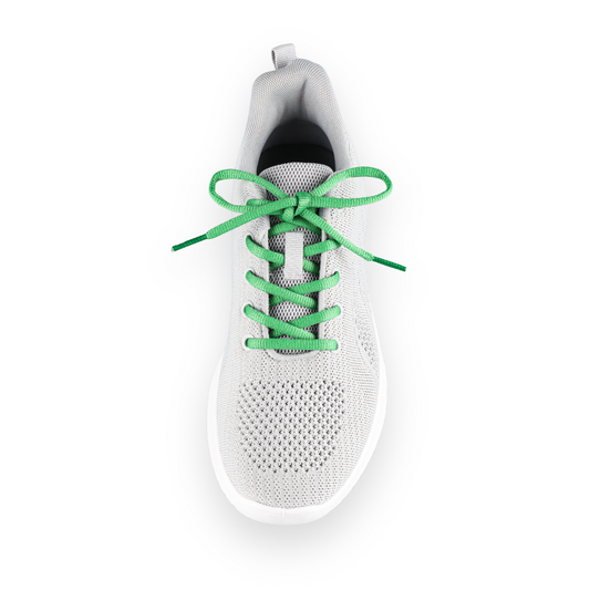 Ovale Schnürsenkel dunkelgrün Sneaker 140cm