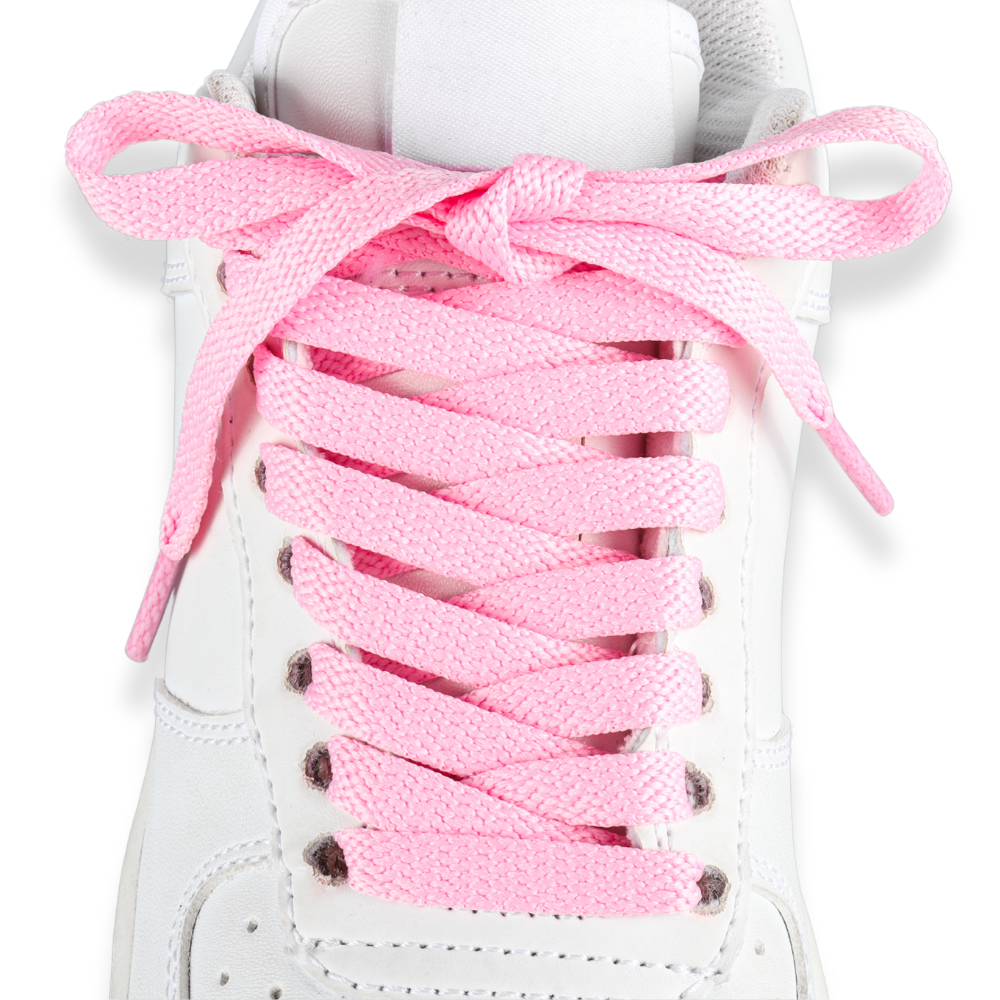 Flat Shoelaces Pink / Pink Sneaker 140cm