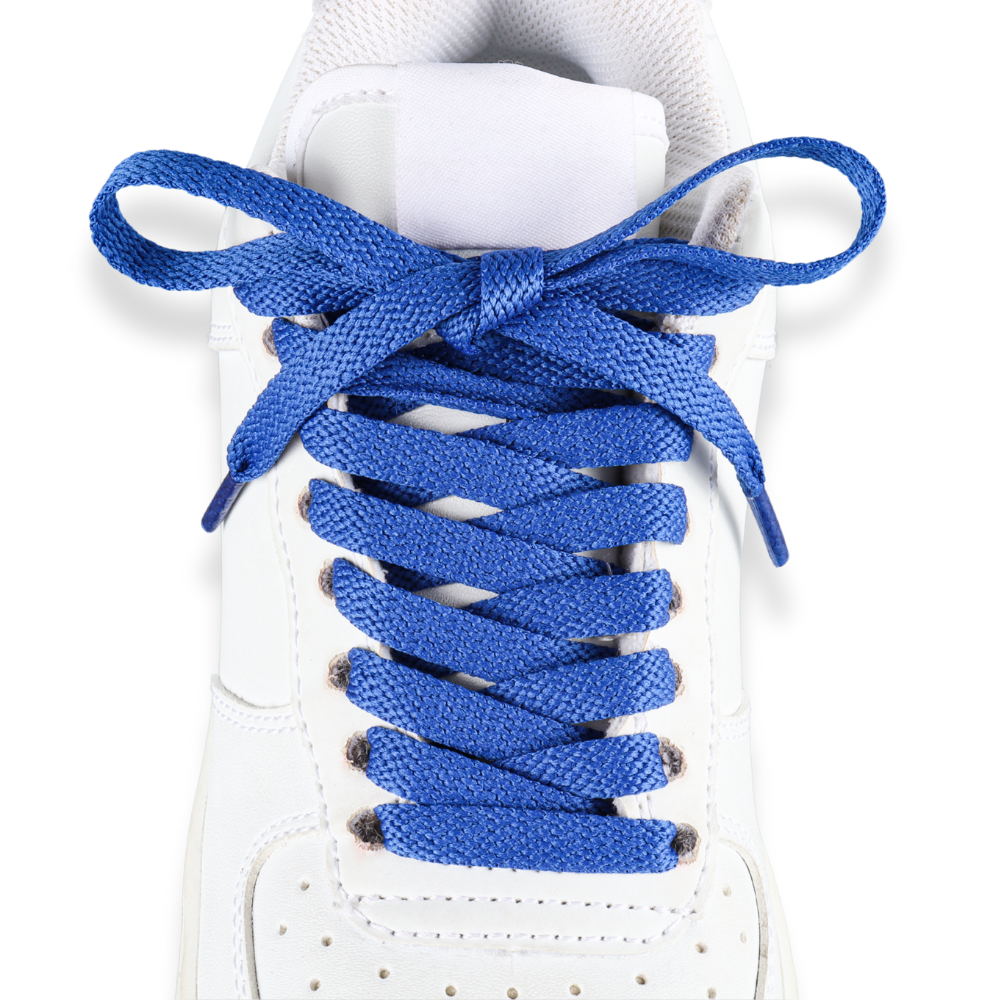 Flache Schnürsenkel Blau Sneaker 140cm