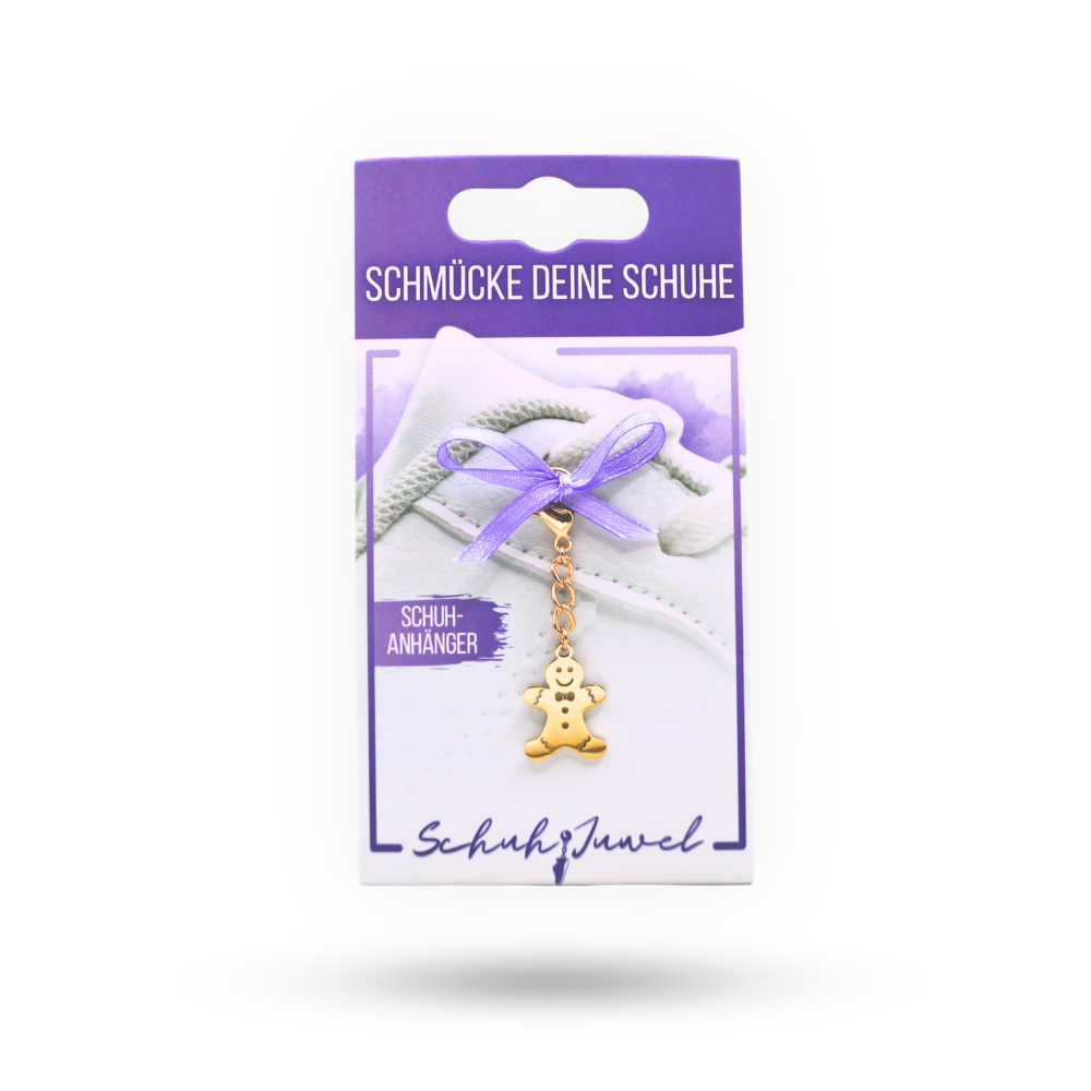 Shoe Charm White Rose Gold