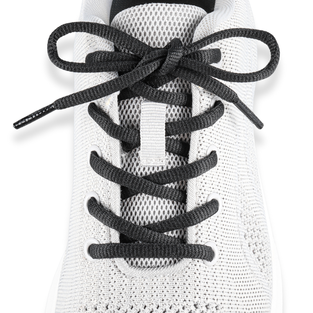 Ovale Schnürsenkel Schwarz Sneaker 140cm
