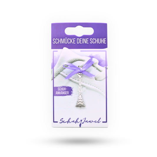 Shoe Charm White Rose Gold