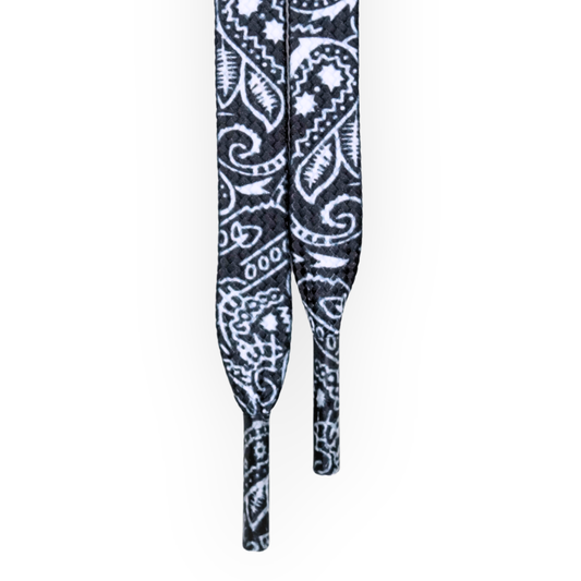 Bandana Schnürsenkel Schwarz 140cm