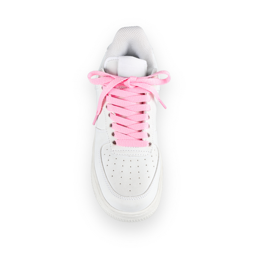 Flache Schnürsenkel Rosa / Pink Sneaker 140cm