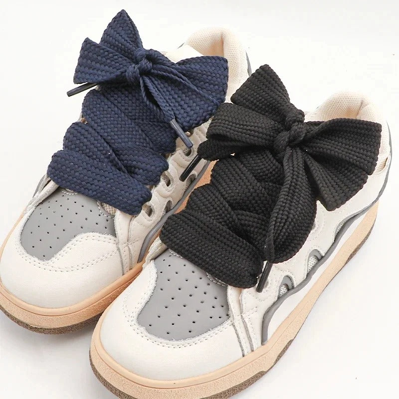 2cm Breite Schnürsenkel Weiss Campus Sneaker 140cm