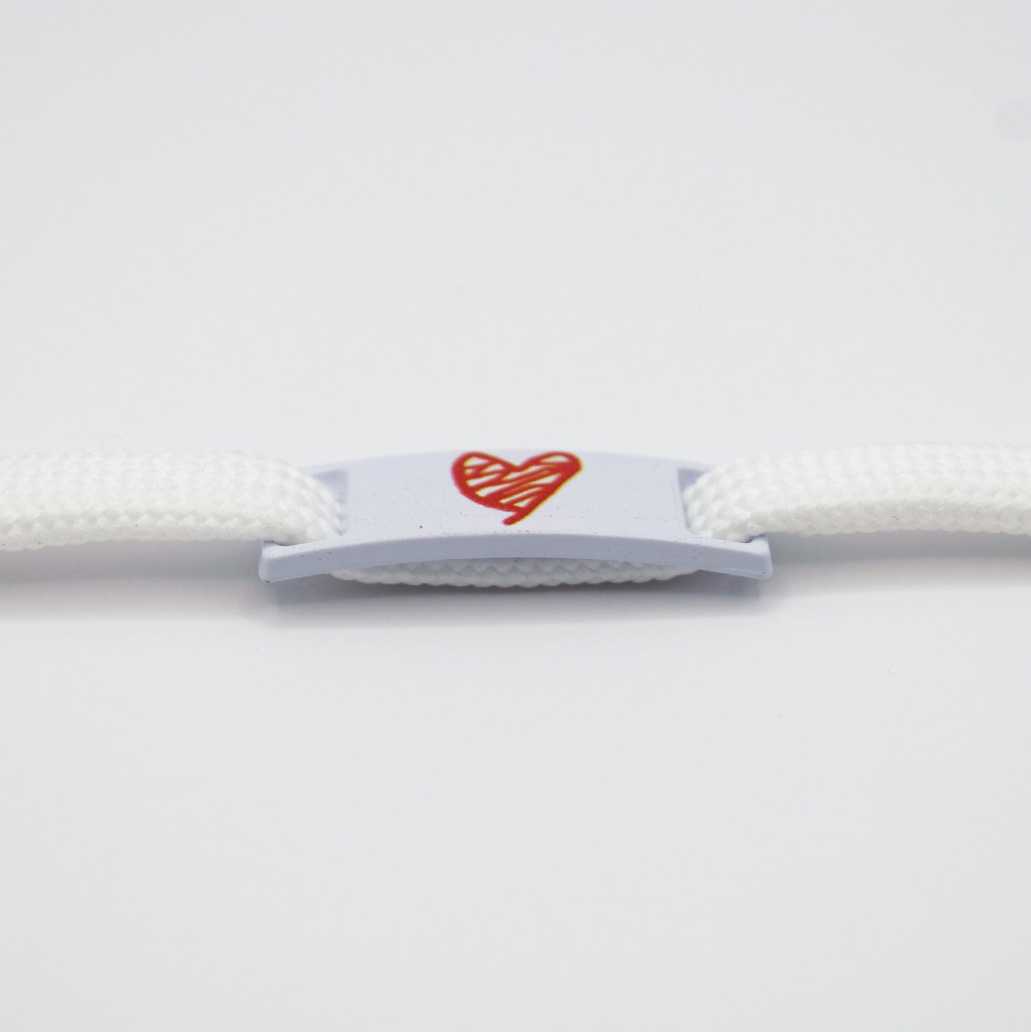 Shoe buckle heart white metal 2 pieces