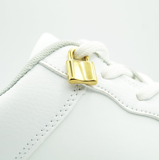 Shoe pendant lock gold metal 1 piece