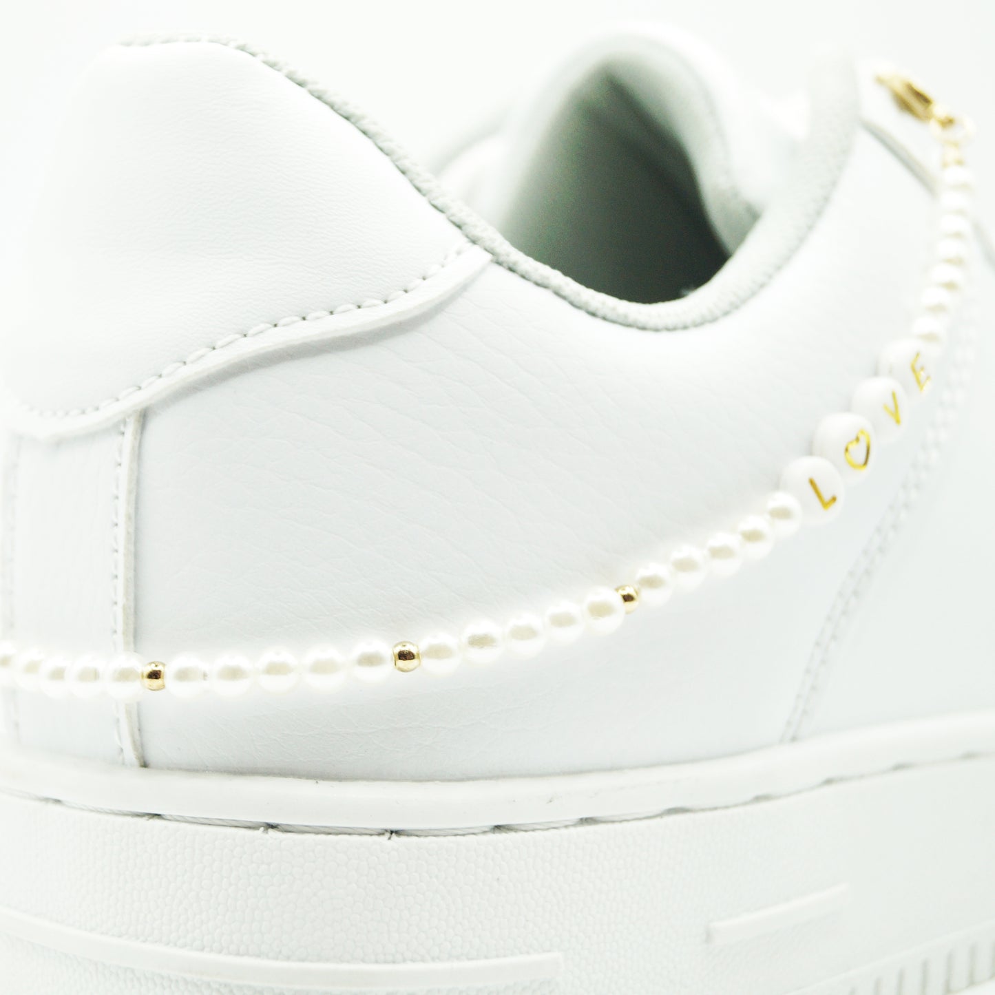 Schuh Kette Love Perlen Gold 1Stk.