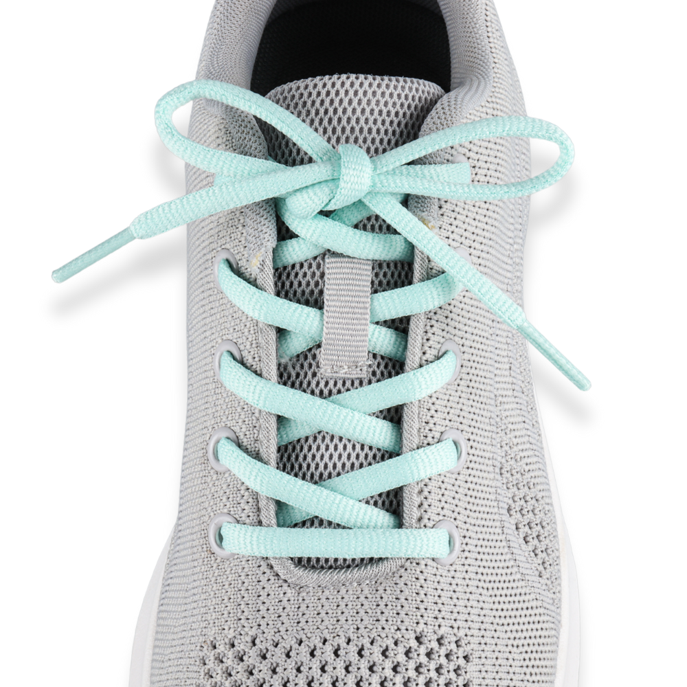 Oval Shoelaces Baby Blue Sneaker 140cm