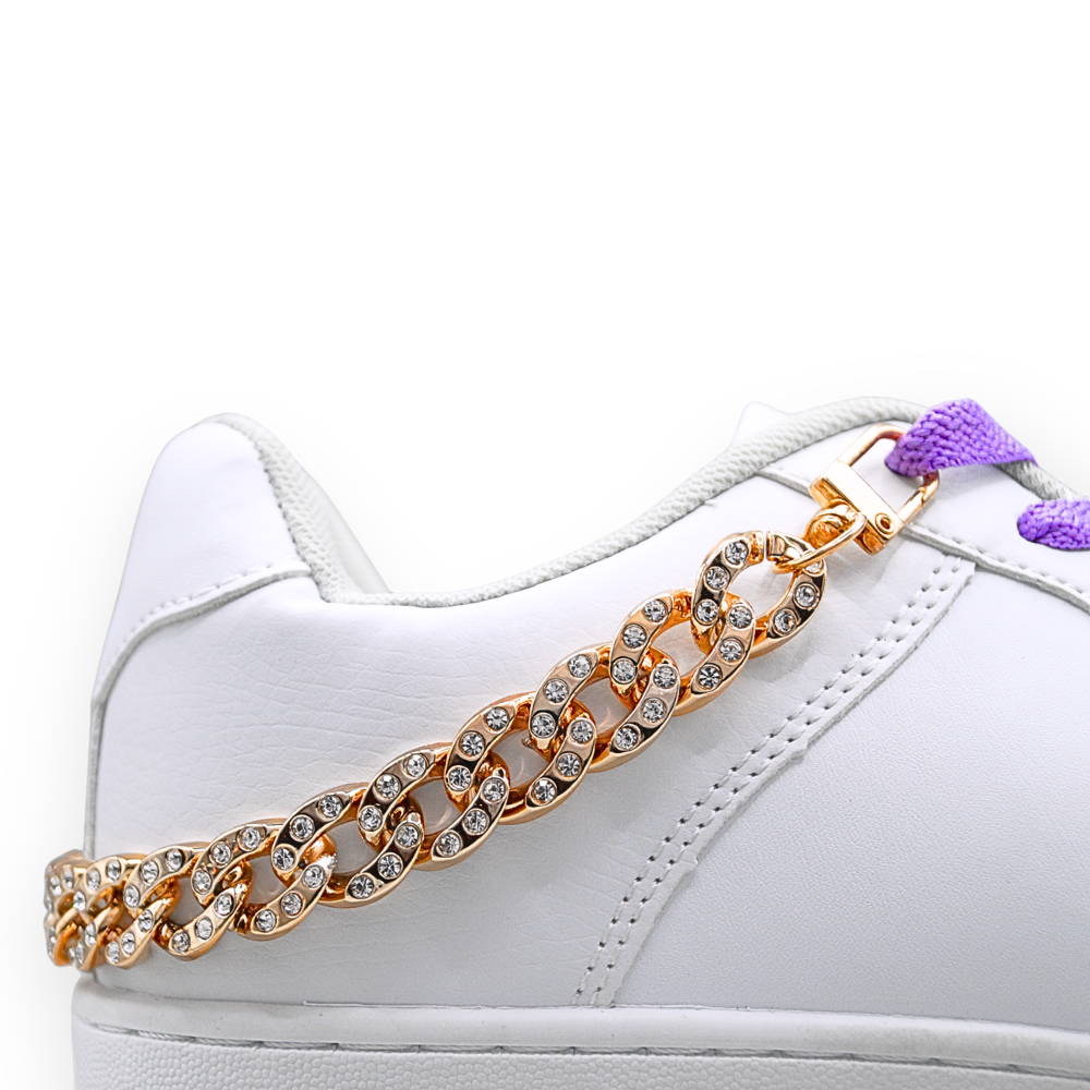 Schuhkette Diamanten  – Rosegold | 1 Stk.