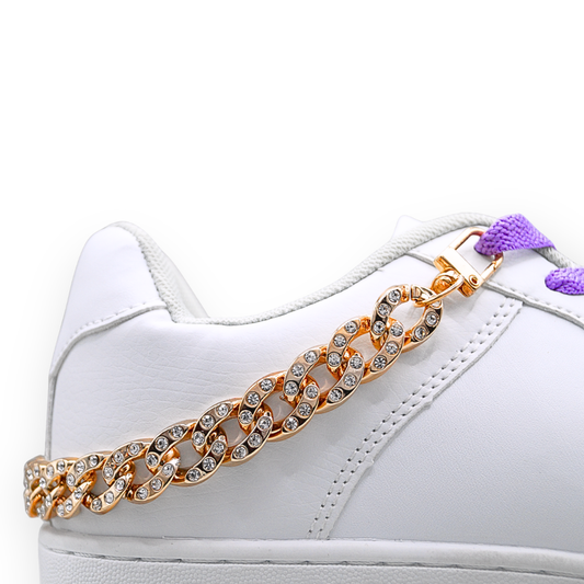 Schuhkette Diamanten  – Rosegold | 1 Stk.