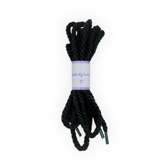 Rope Laces 0.6mm Trend Shoelaces Rope Black Sneaker 140cm