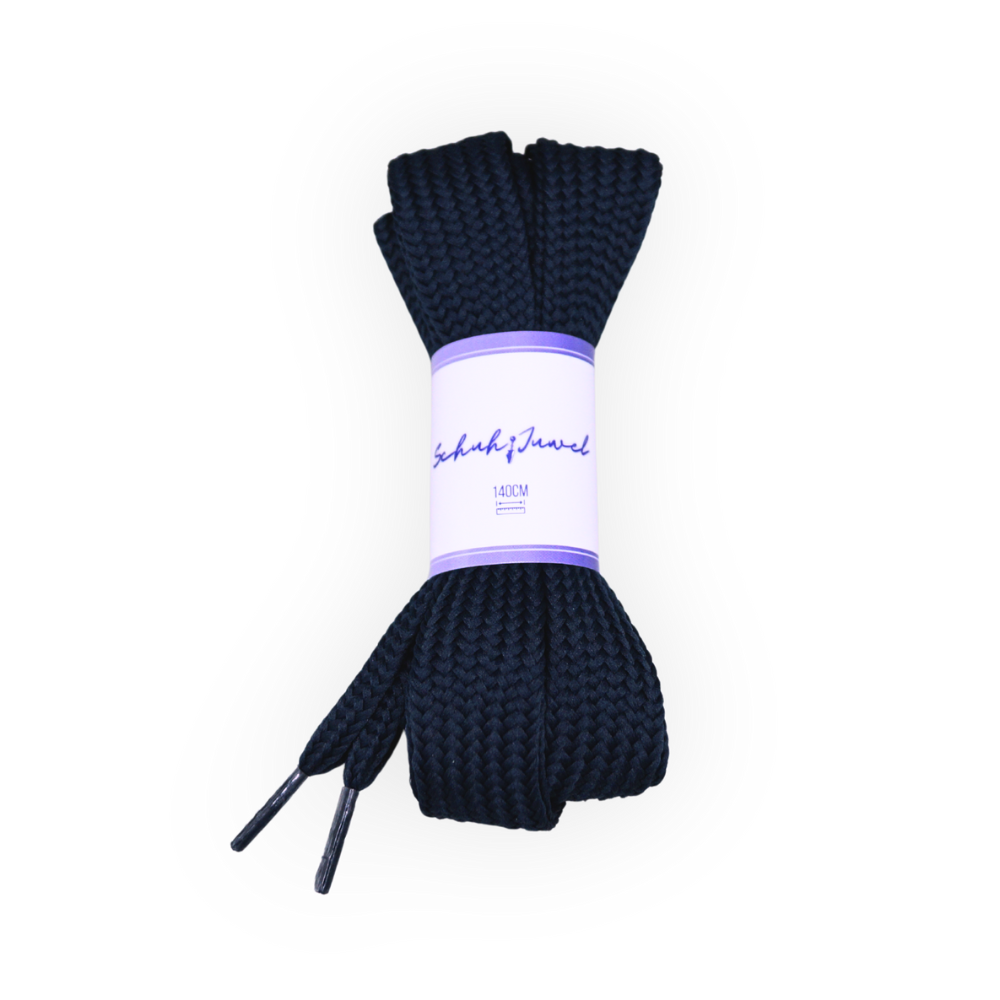 2cm Breite Schnürsenkel Navy Blue Campus Sneaker 140cm