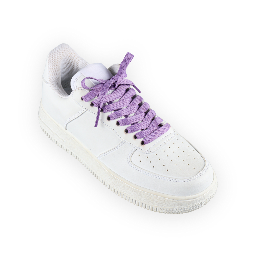 Flat Shoelaces Purple Sneaker 140cm