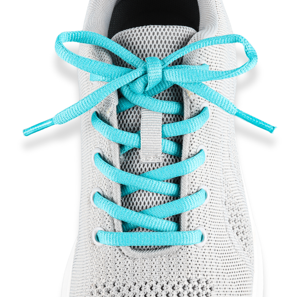 Ovale Schnürsenkel Turquoise Sneaker 140cm