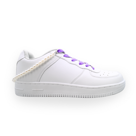 Schuhkette Perlen Elegance – Silber | 1 Stk.