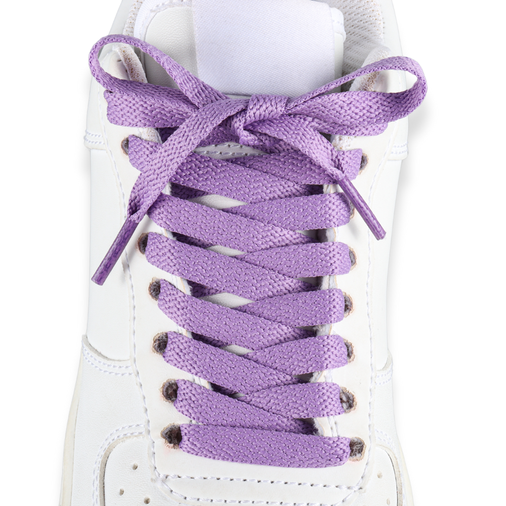 Flat Shoelaces Purple Sneaker 140cm