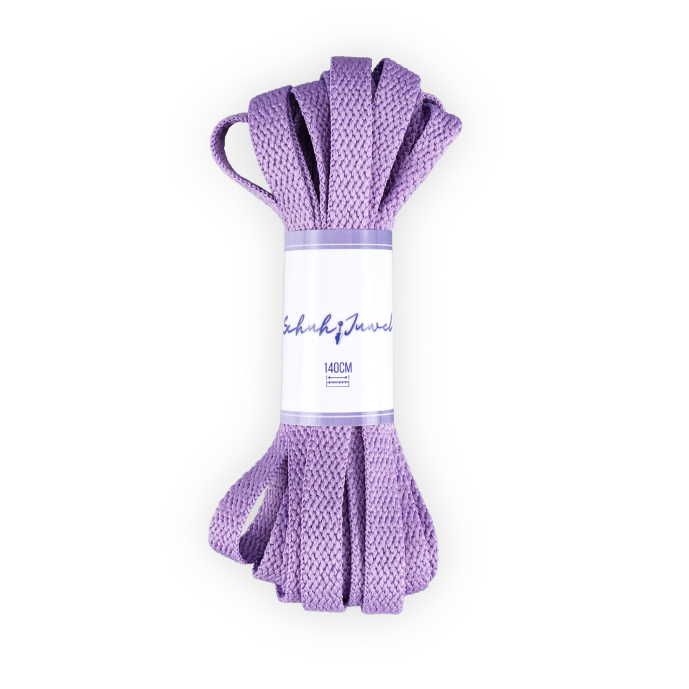 Flat Shoelaces Purple Sneaker 140cm