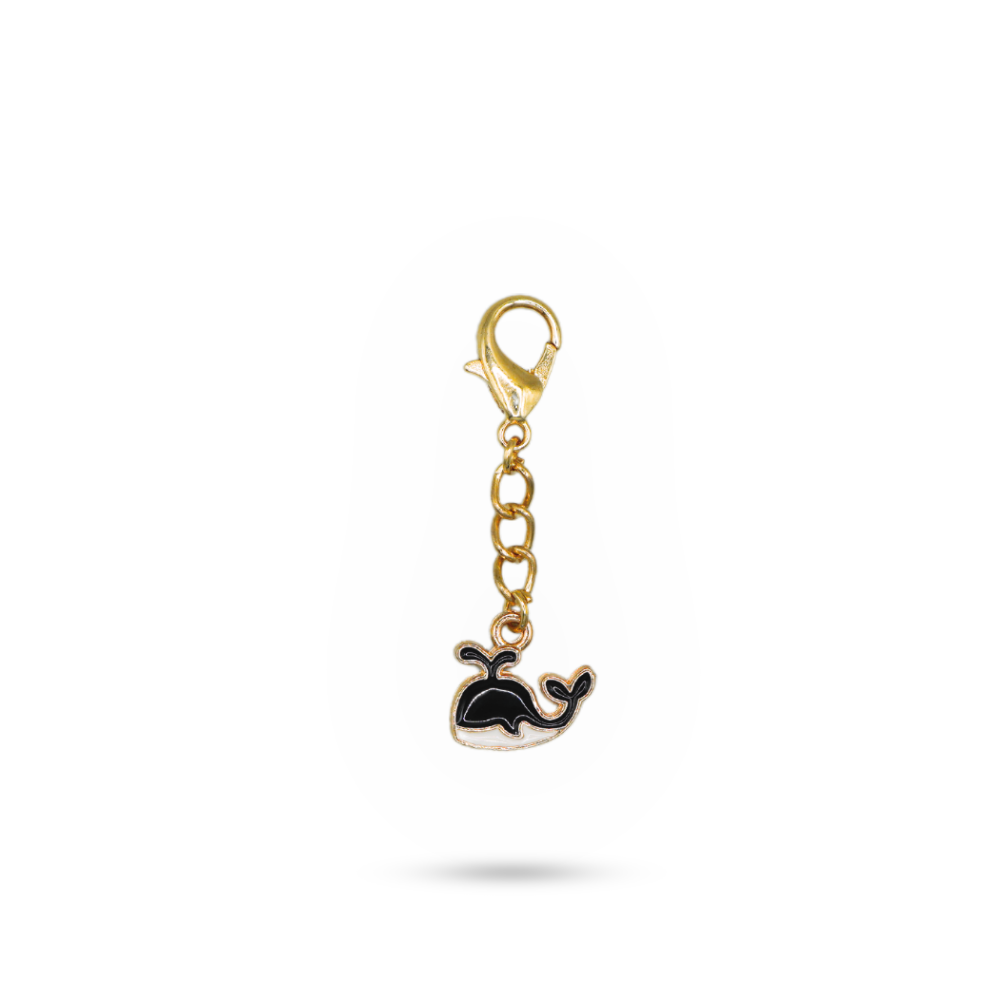 Shoe Charm Whale Rose Gold