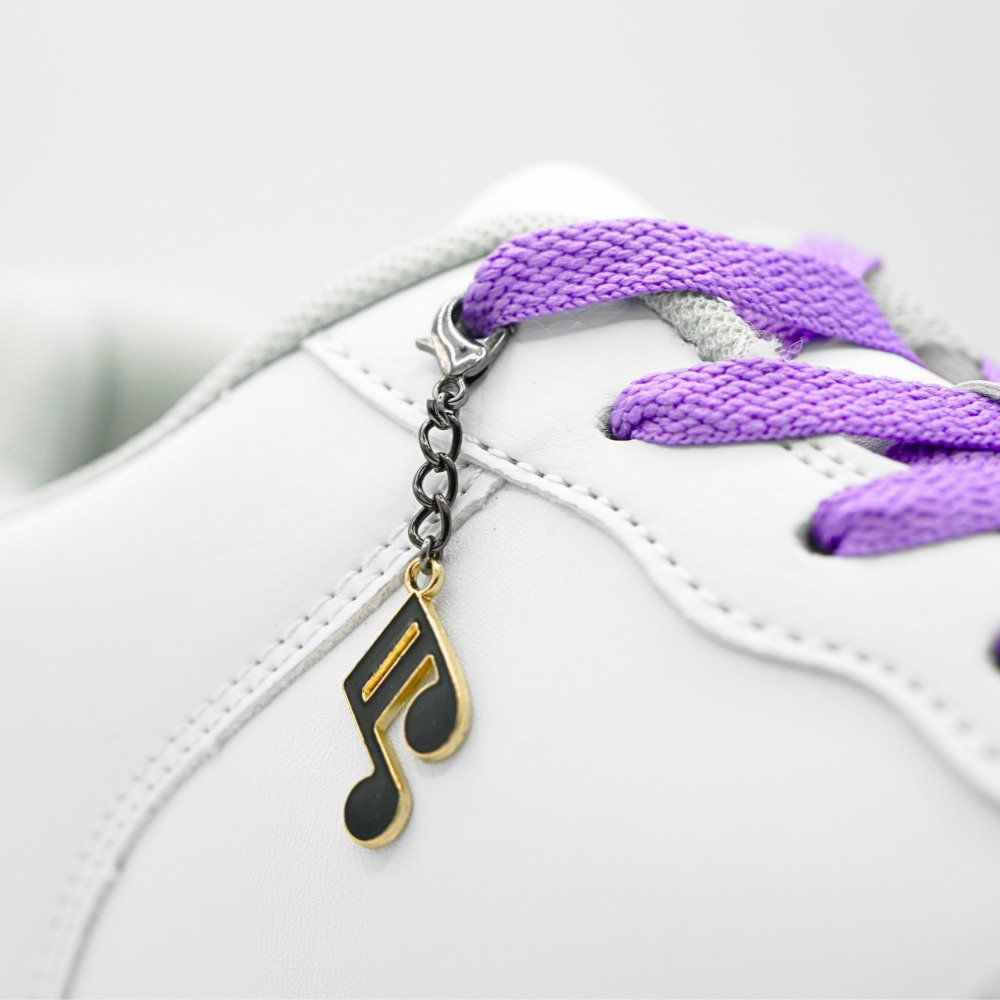 Shoe charm music note 1 piece