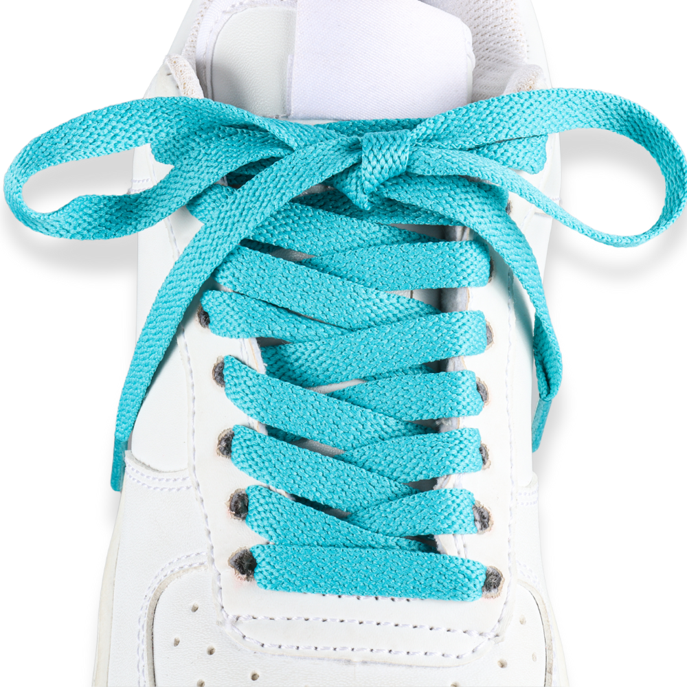 Flat Shoelaces Turquoise Sneaker 140cm