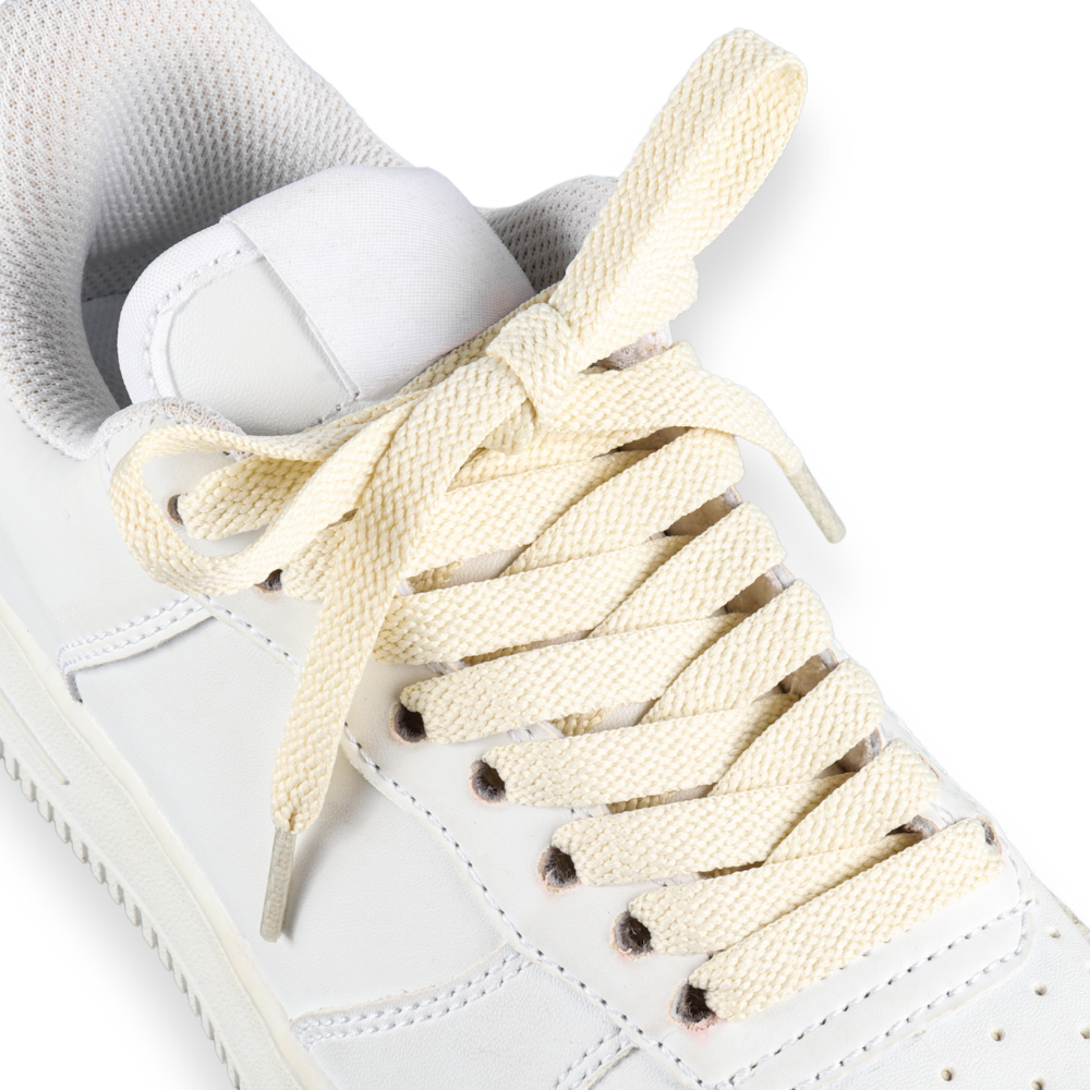 Flat Shoelaces Beige / Cream Sneaker 140cm