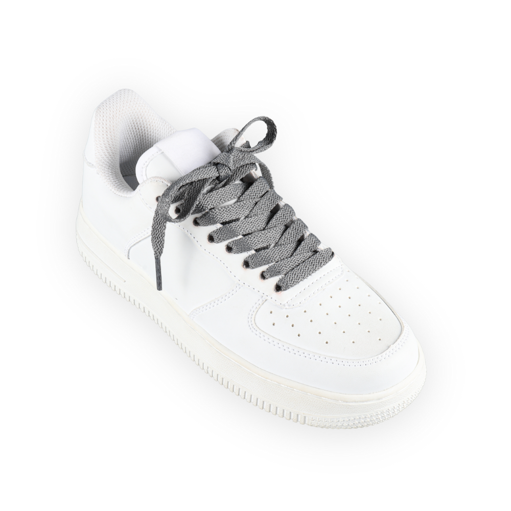 Flache Schnürsenkel Grau Sneaker 140cm