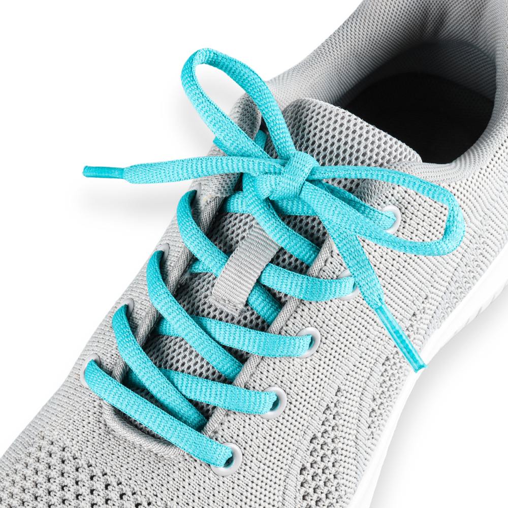 Oval Shoelaces Turquoise Sneaker 140cm