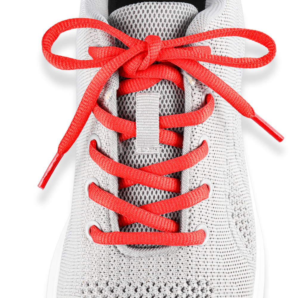 Oval Shoelaces Red Sneaker 140cm