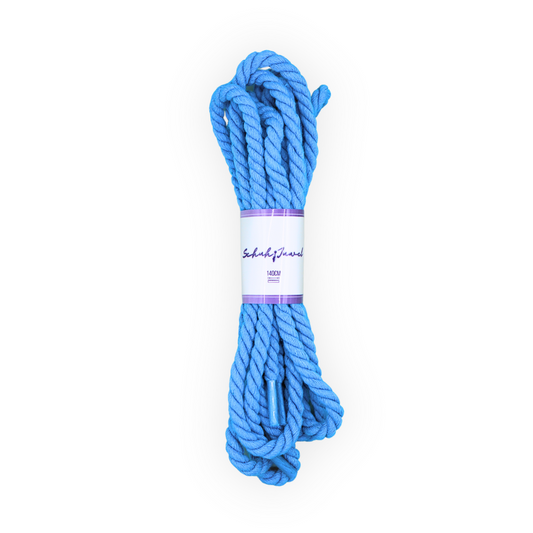 Rope Laces 0.6mm Trend Schnürsenkel Seil Blau Sneaker 140cm