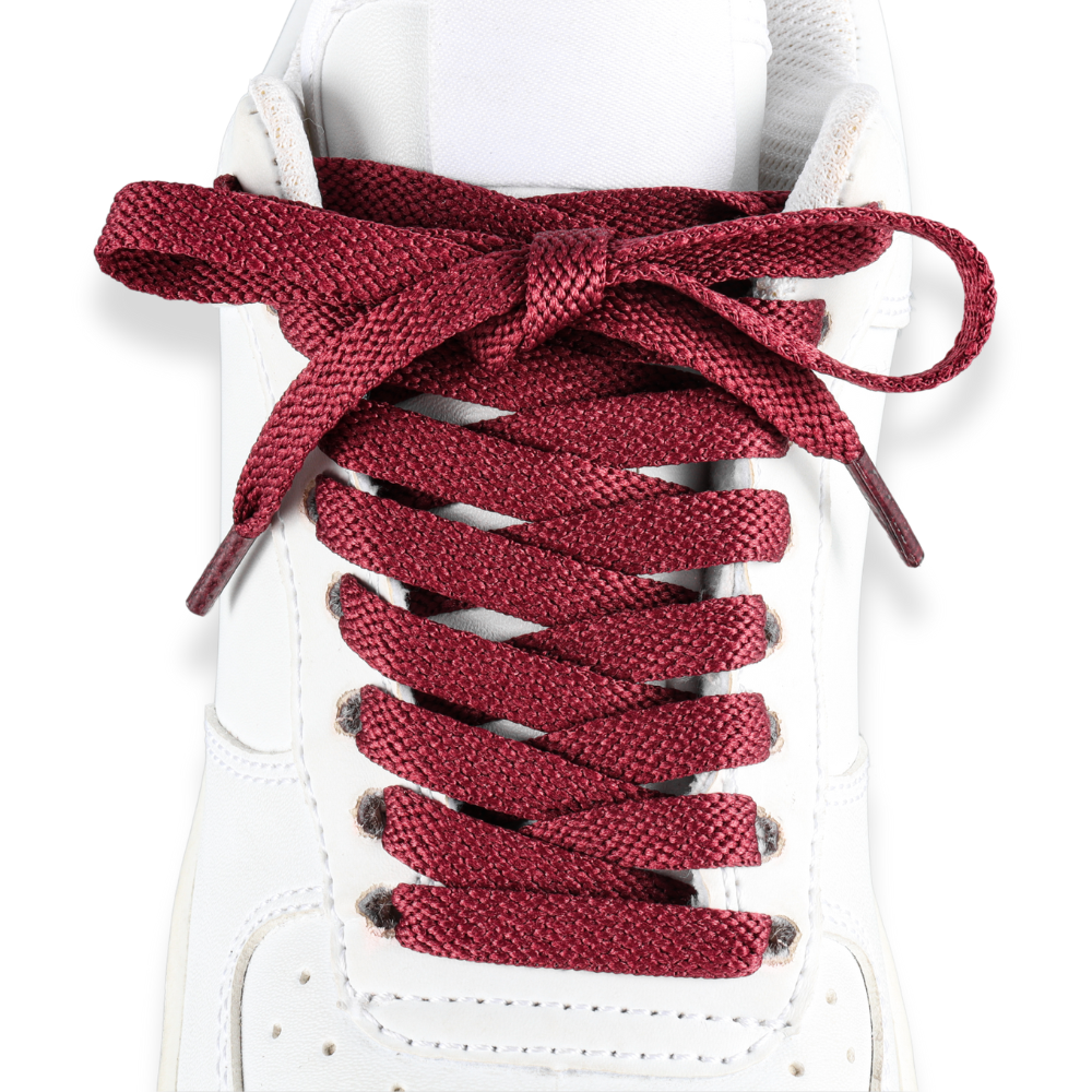 Flat Shoelaces Wine Red / Bordeaux Sneaker 140cm