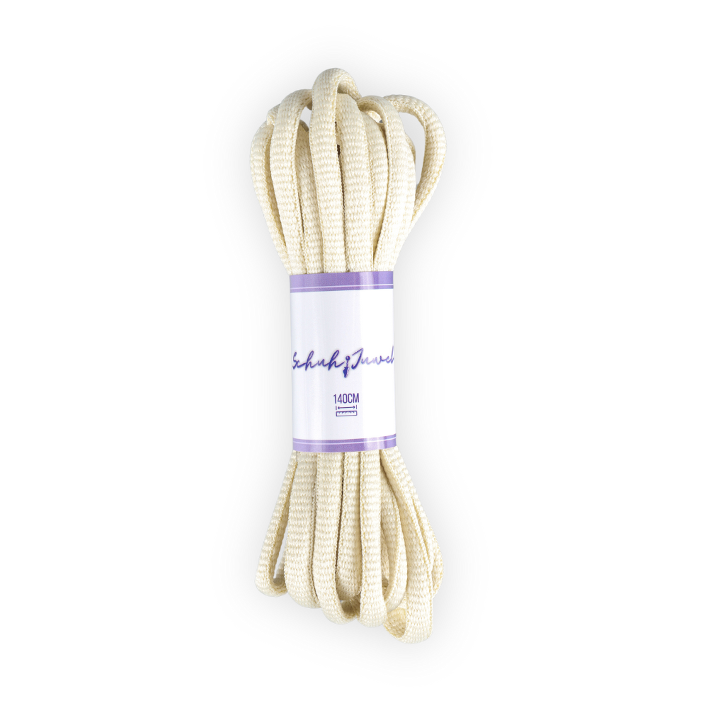 Oval Shoelaces Beige / Cream Sneaker 140cm