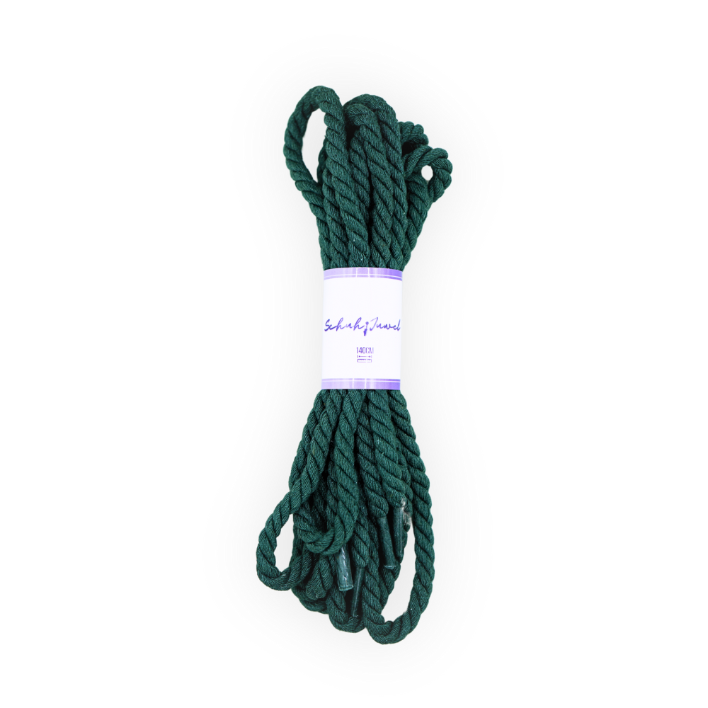 Rope Laces 0.6mm Trend Schnürsenkel Seil Dunkelgrün Sneaker 140cm