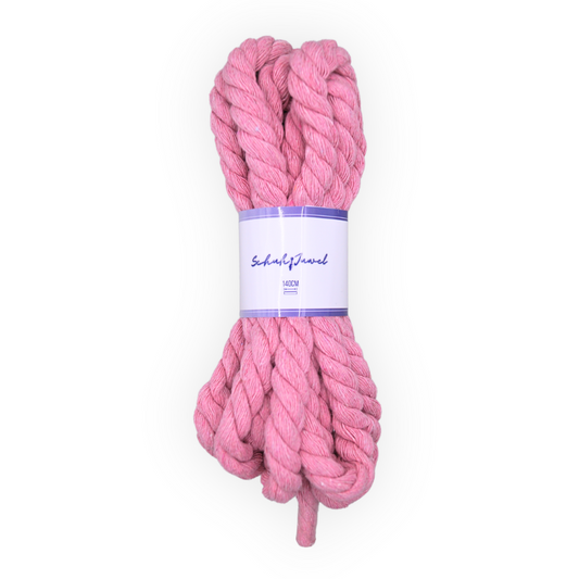 Rope Laces 1cm Trend Schnürsenkel Seil Rosa Sneaker 140cm