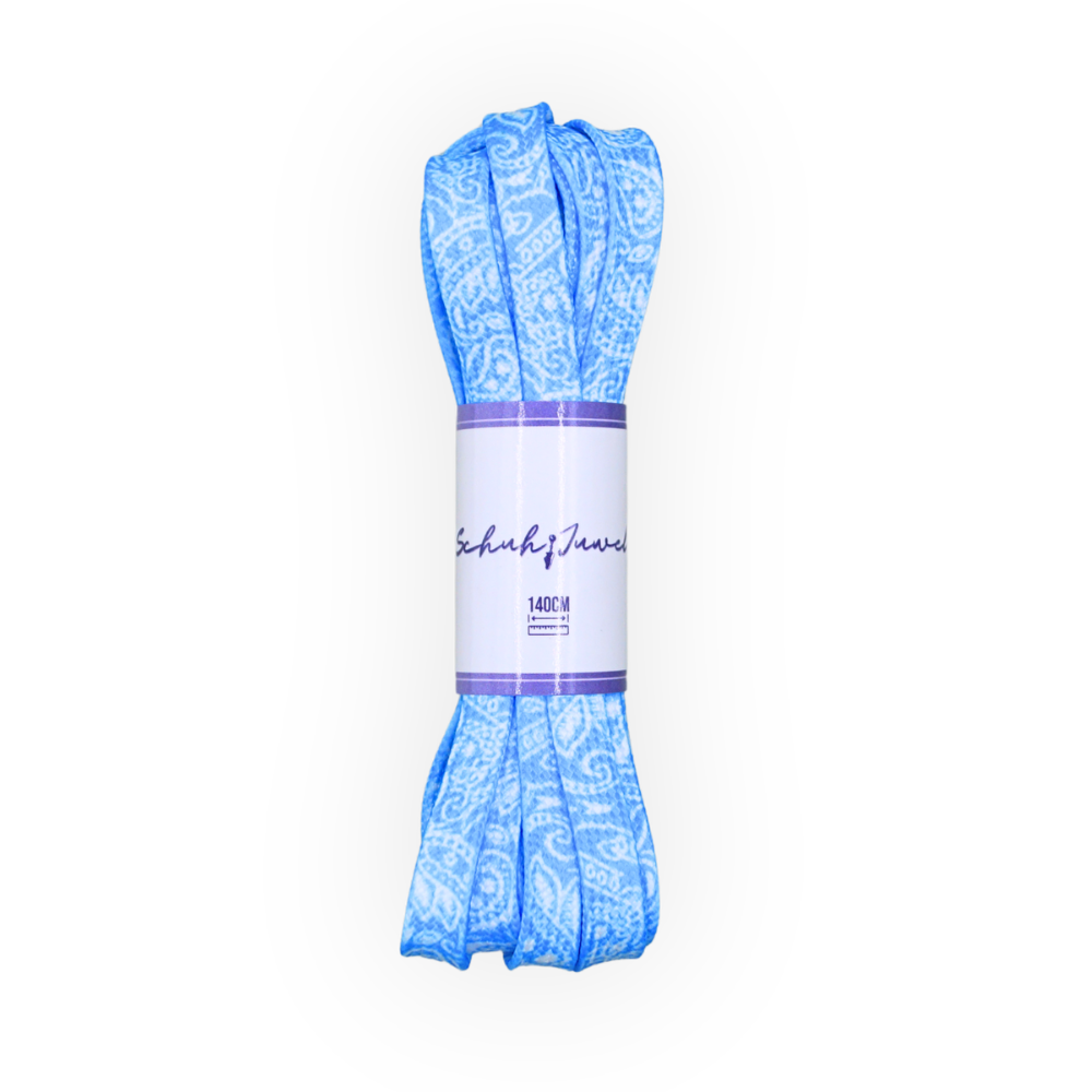 Bandana Schnürsenkel hellblau 140cm