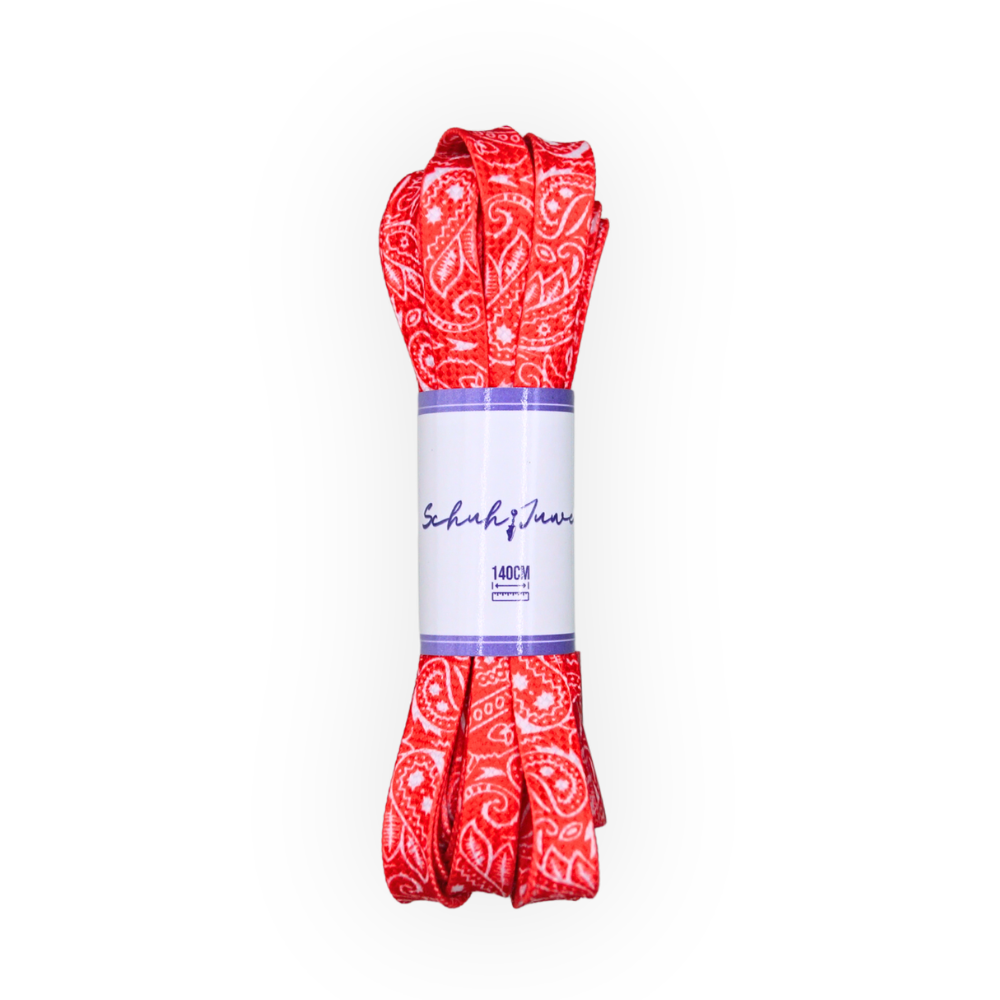 Bandana Schnürsenkel Rot 140cm