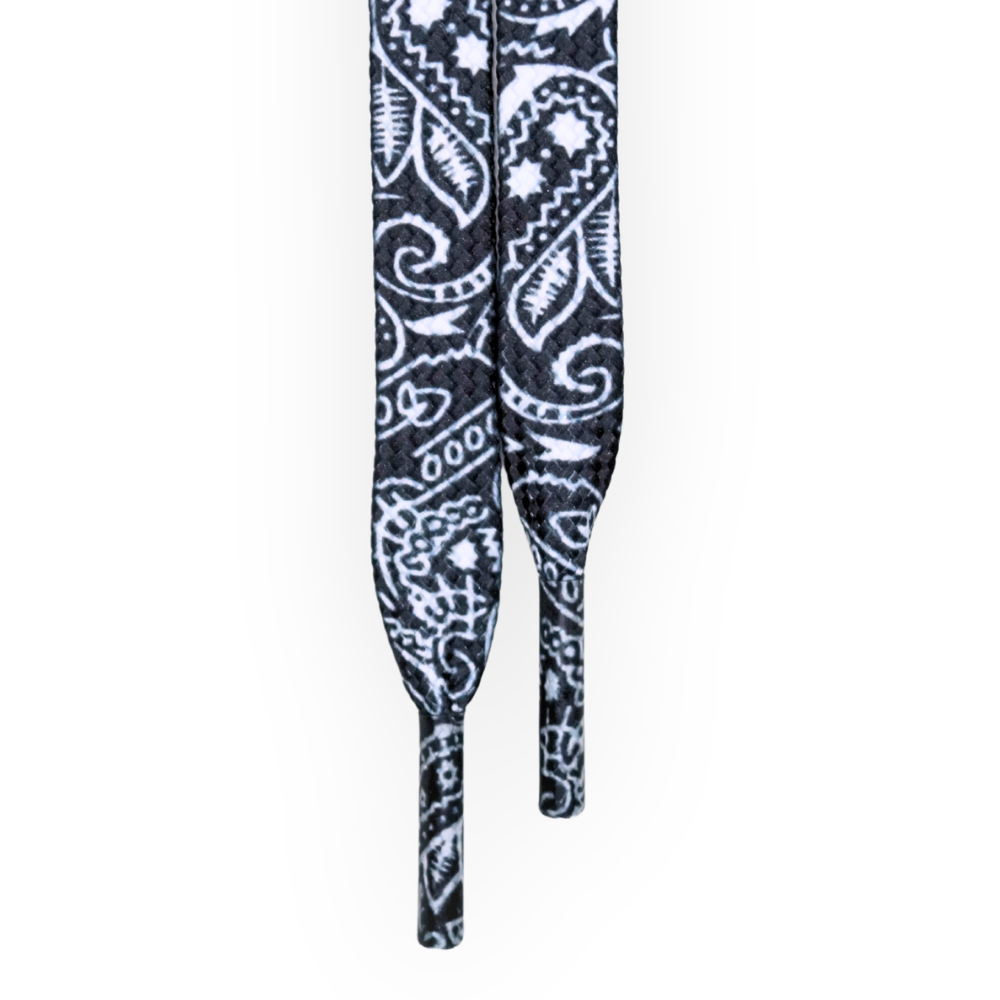 Bandana Schnürsenkel Schwarz 140cm