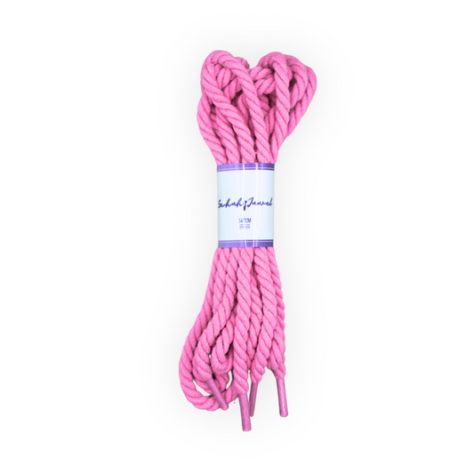 Rope Laces 0.6mm Trend Shoelaces Rope Pink Sneaker 140cm