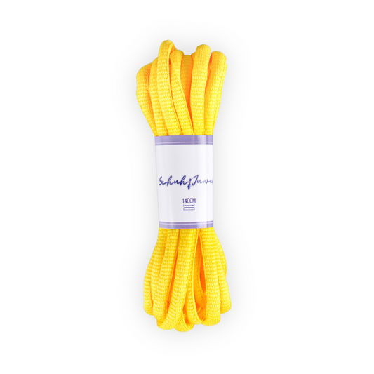 Oval Shoelaces Yellow Sneaker 140cm