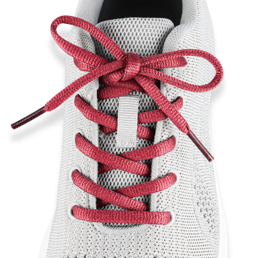 Oval Shoelaces Wine Red / Bordeaux Sneaker 140cm