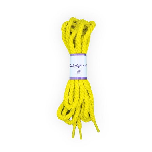 Rope Laces 0.6mm Trend Shoelaces Rope Yellow Sneaker 140cm