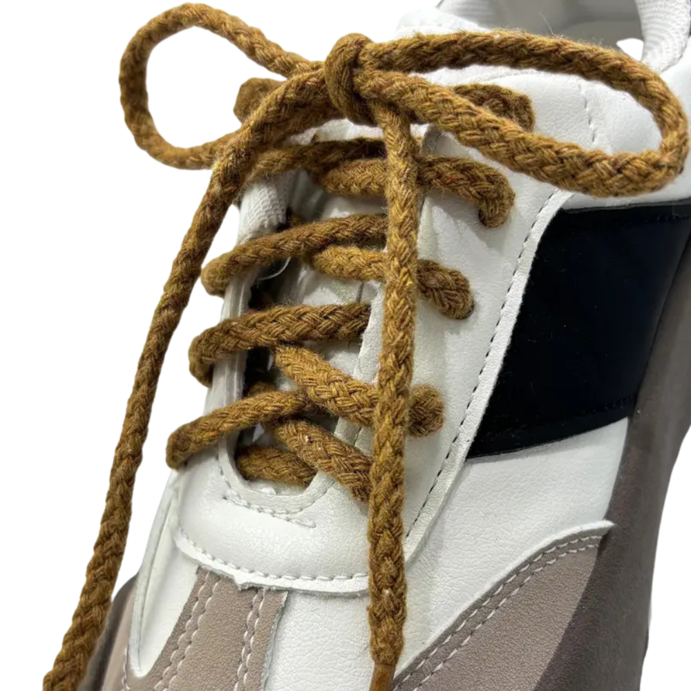 Geflochtene dünne Schnürsenkel Rope Laces Dunkelgrün Trend Sneaker 140cm 0.5mm