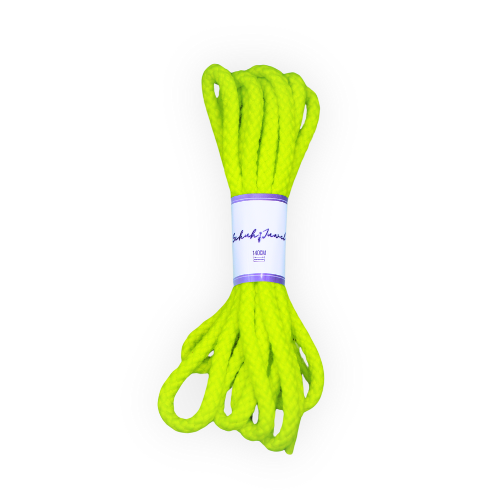 Geflochtene dicke Schnürsenkel Rope Laces Neon Trend Sneaker 140cm