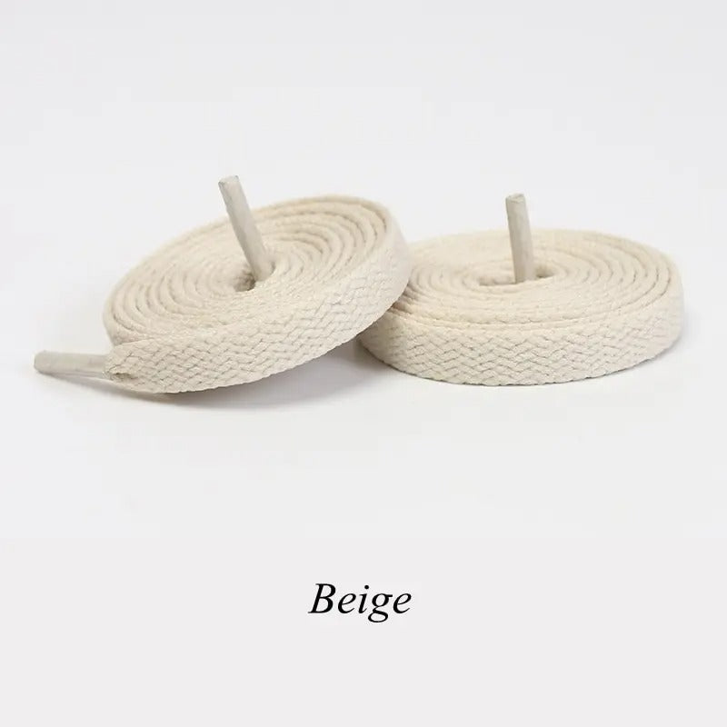 Shoelaces Flat Beige 1 Pair 140cm