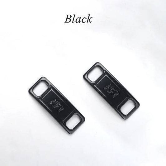 AF1 shoe buckle black metal 2 pieces