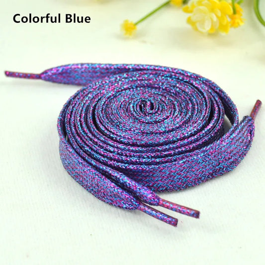 Schnürsenkel Glitzernd Violett 1 Paar